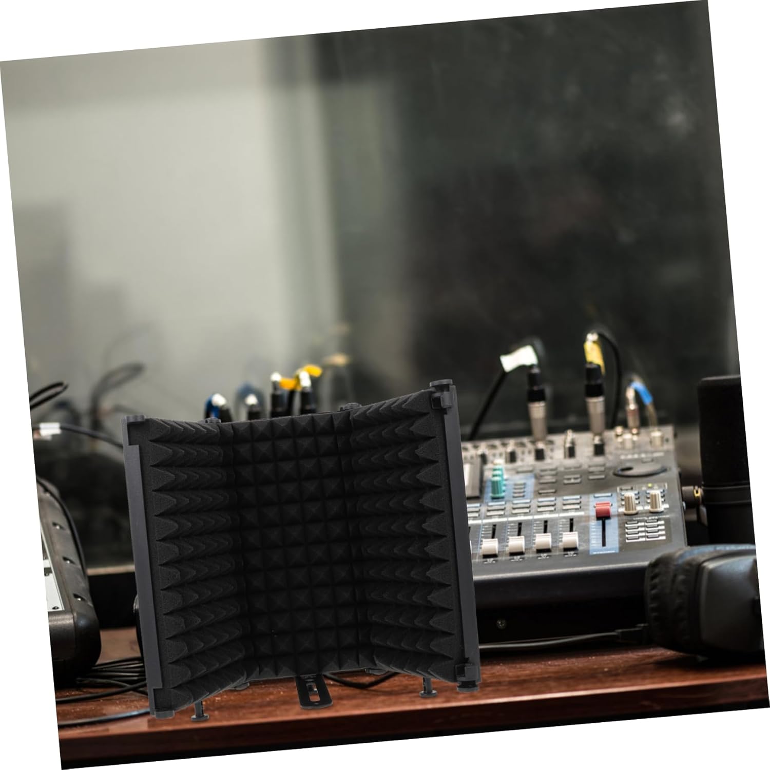 Microphone Sound Filter Noise Reduction Portable Windscreen Microphone Accessories Stage Use