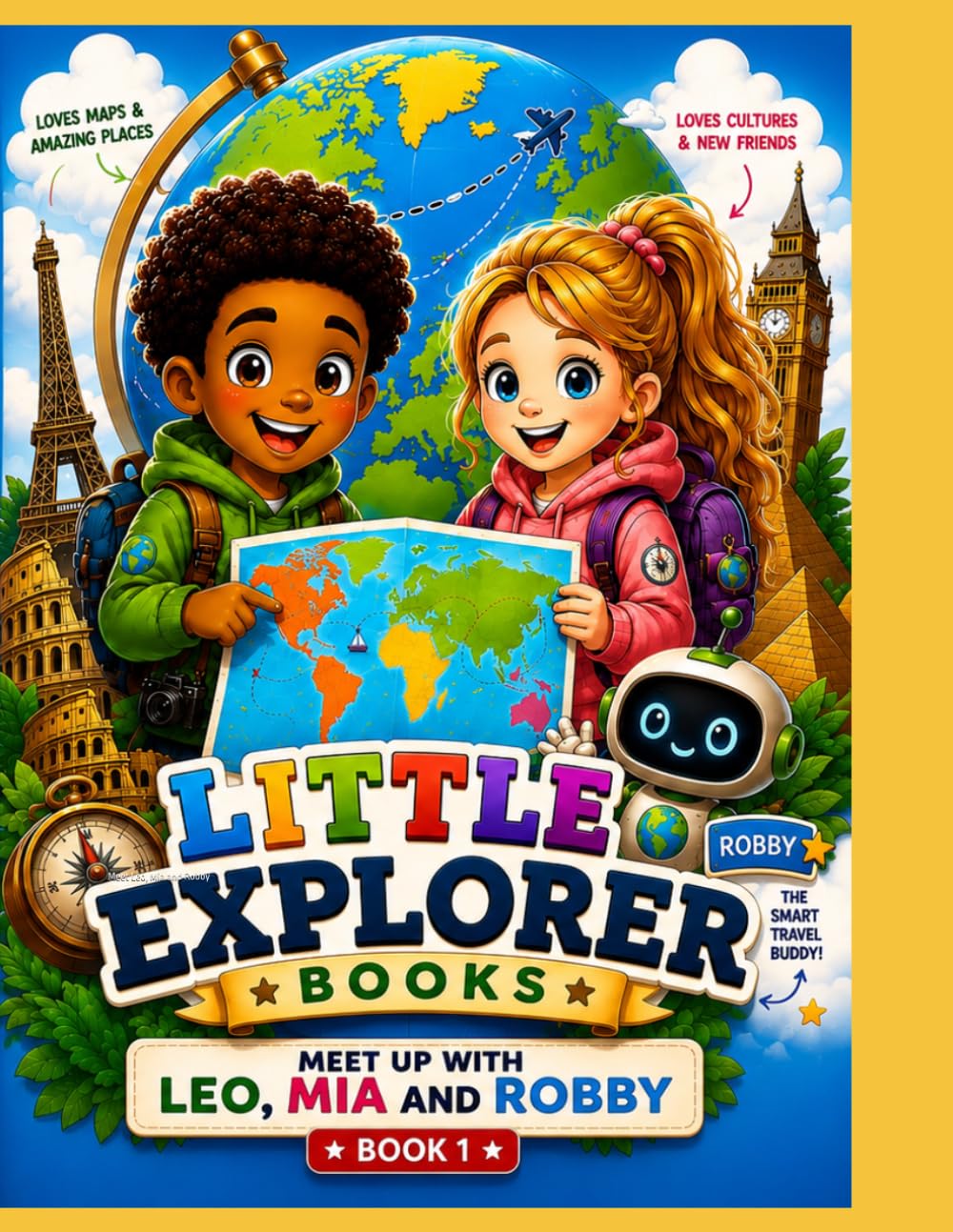 Little Explorer Books: Meet Leo, Mia and Robby