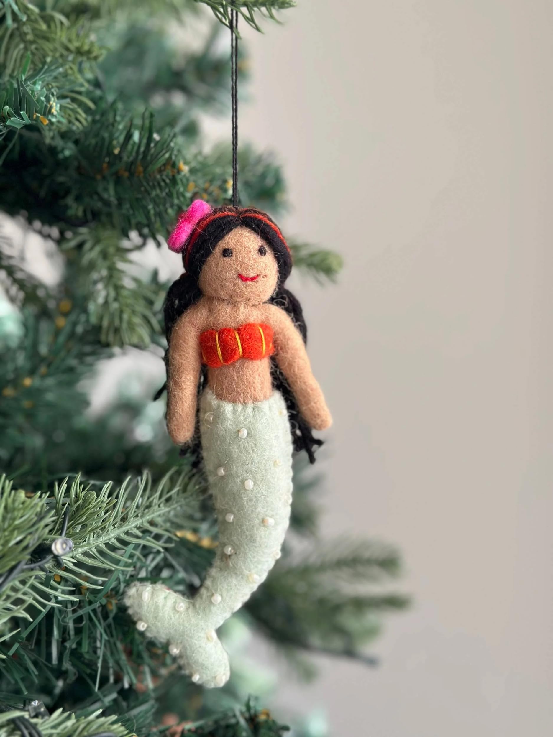 Amazon.co.jp: 【羊毛フェルト】クリスマスオーナメント ハワイアン 