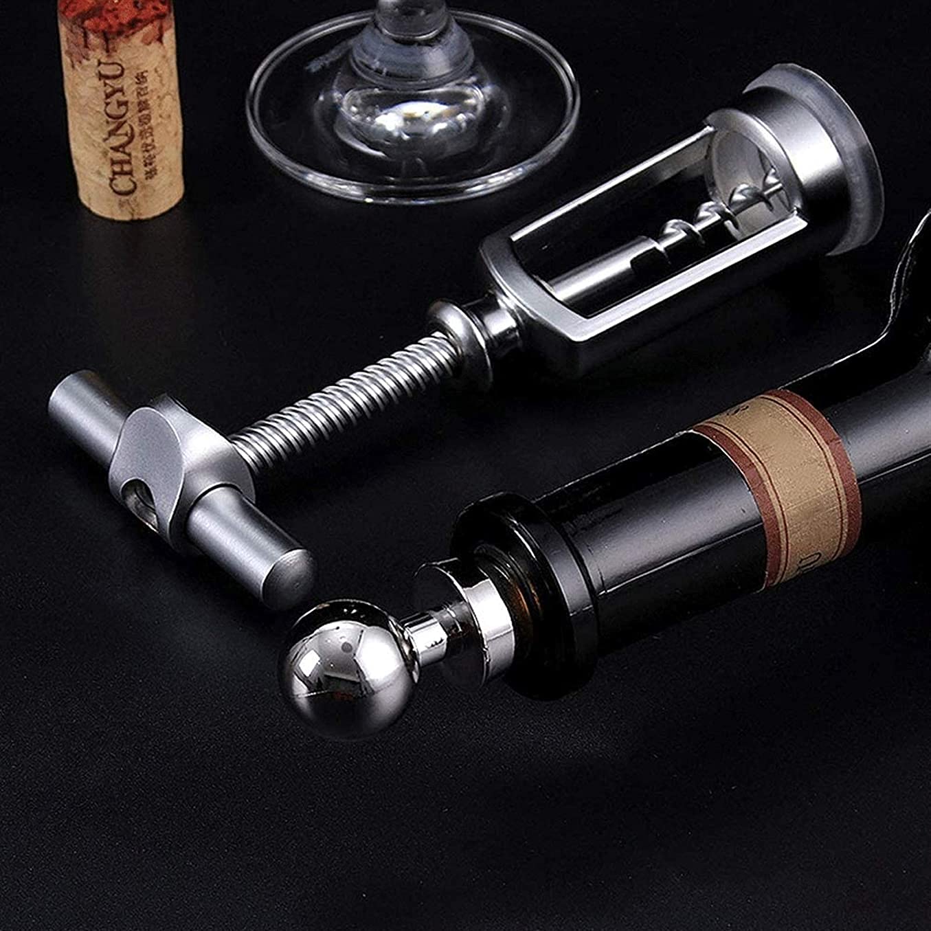 Korkenzieher Wein WeinöFfner Hebel FlaschenöFfner All-In-One Korkenzieher Flaschenöffner und Werkzeug Weinöffner 915