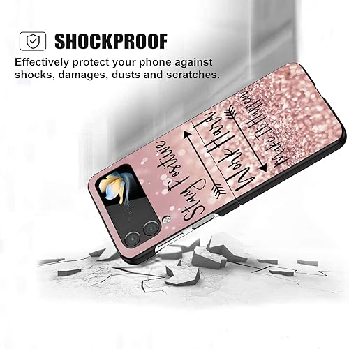 Miniatura 10 de Funda protectora para Samsung Galaxy Z Flip 4, Slim Fit Hard PC a prueba de golpes, plegable, elegante funda protectora para Samsung Galaxy Z Flip 4