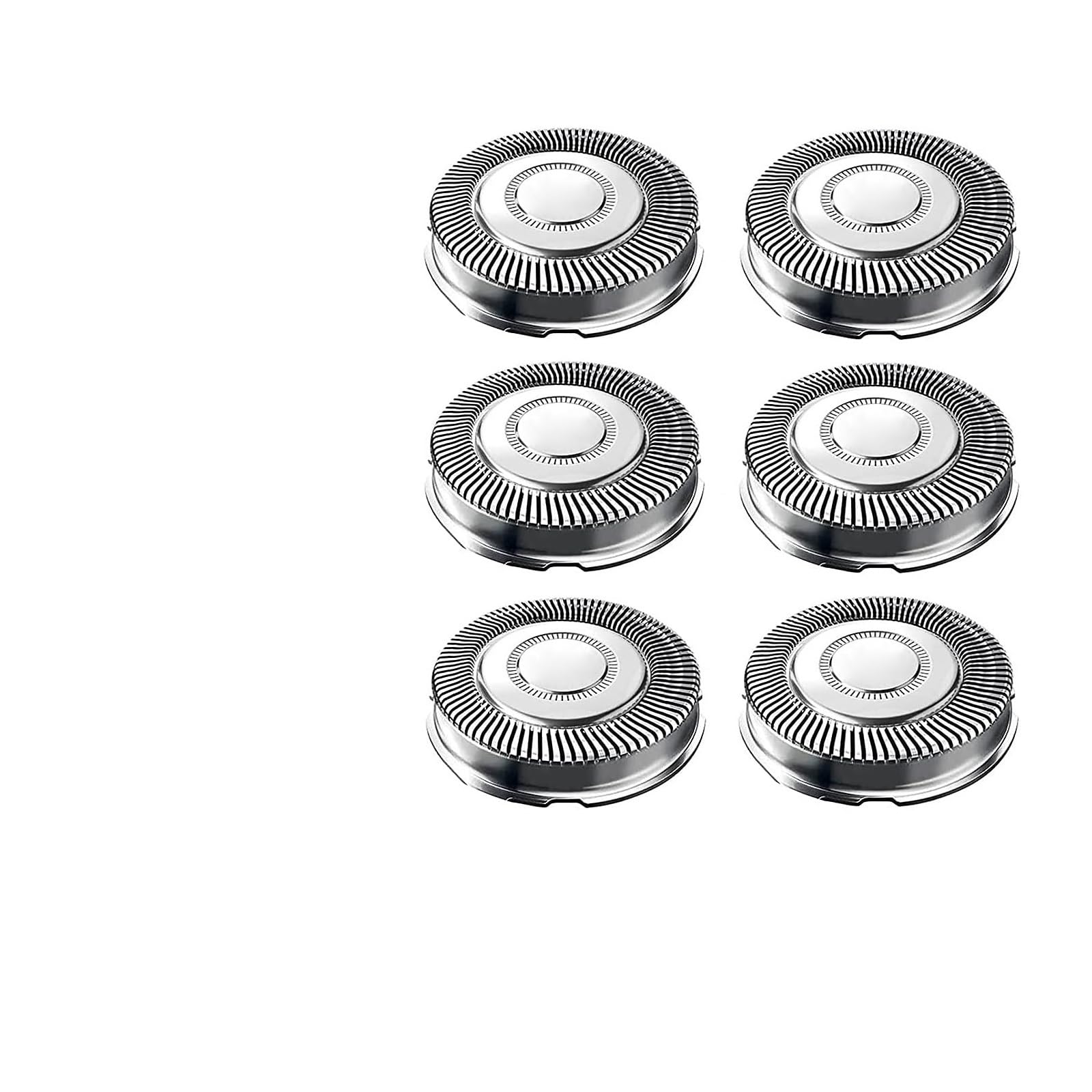 Compatibile Con Philips, Norelco Serie 7000 E Serie 5000 Rasoi A Forma Angolare, Testine Di Rasatura SH71 SH52 Sostituiscono La Testina Del Rasoio Elettrico(6pcs)