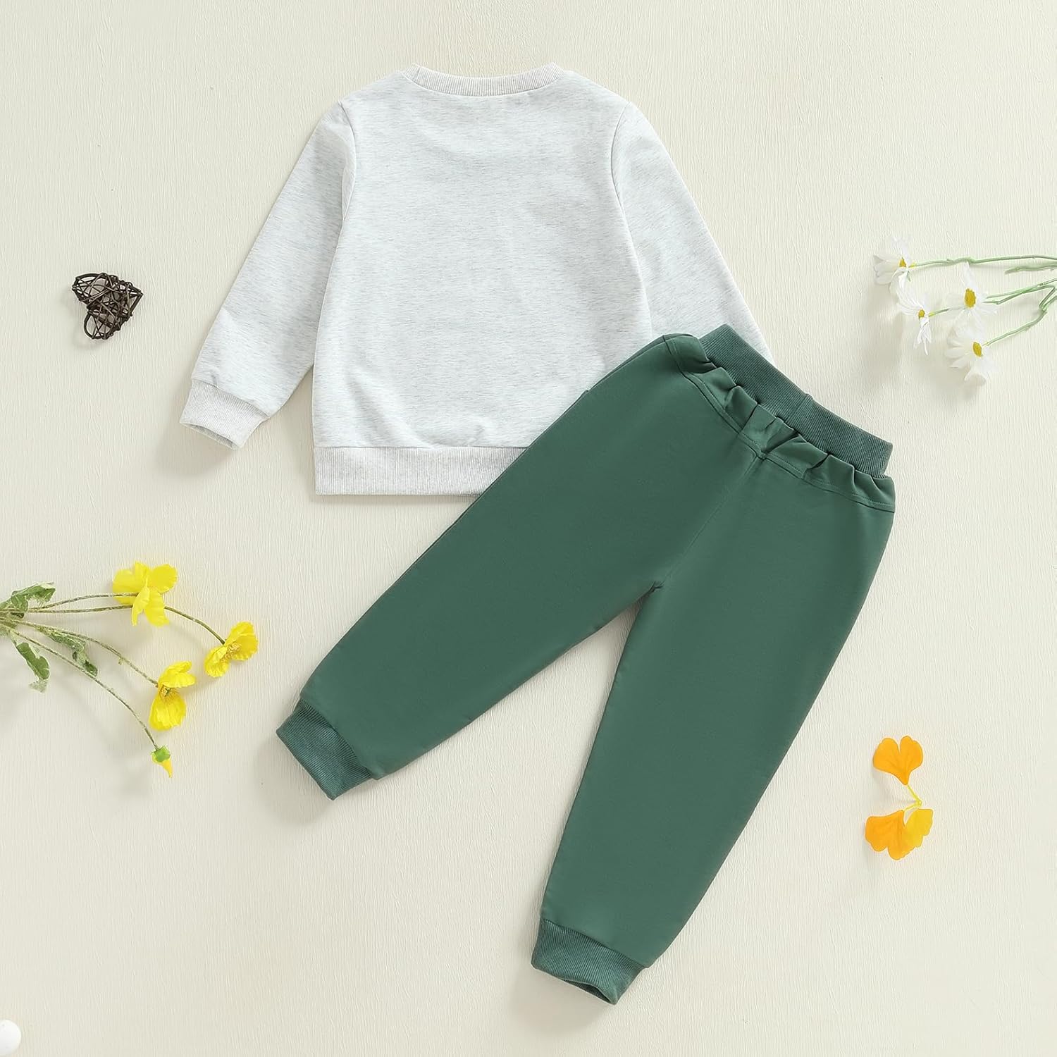 Toddler Baby Boy Fall Winter Clothes Excavator Sweatshirt Tops + Joggers Pants 2 Pcs Set Vehicle Kids Outfits - Image 8