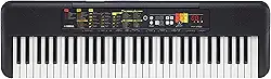 Yamaha PSR-F52 - Teclado digital portátil e compacto com 61 teclas, 144 vozes de instrumentos e 158 estilos de acompanhamento, preto