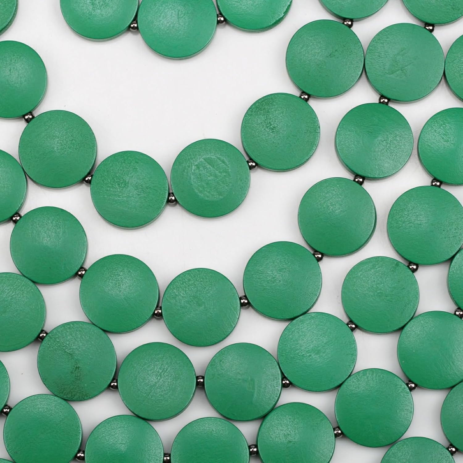 Colorful Long Wood Bead Pendant Necklace Earrings Set for Women Ethnic Multi Layers Statement Big Vintage Bib Female Chunky African Bohemian Rainbow Jewelry Set - Image 7