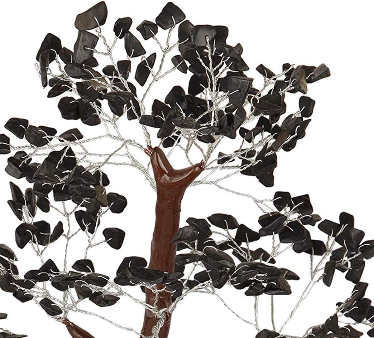 Crocon Black Tourmaline Crystal Chakra Tree of Life Spiritual Healing Meditation Gift Bonsai Tree for Home & Room Decor Crystal Gift for Women Mum Birthday Gifts for Women Men Housewarming Present - Image 3