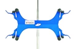 EISCO Double Sided Butterfly Style Burette/Tube Clamp - High Strength Alloy - Spring Loaded Jaws - 7/8