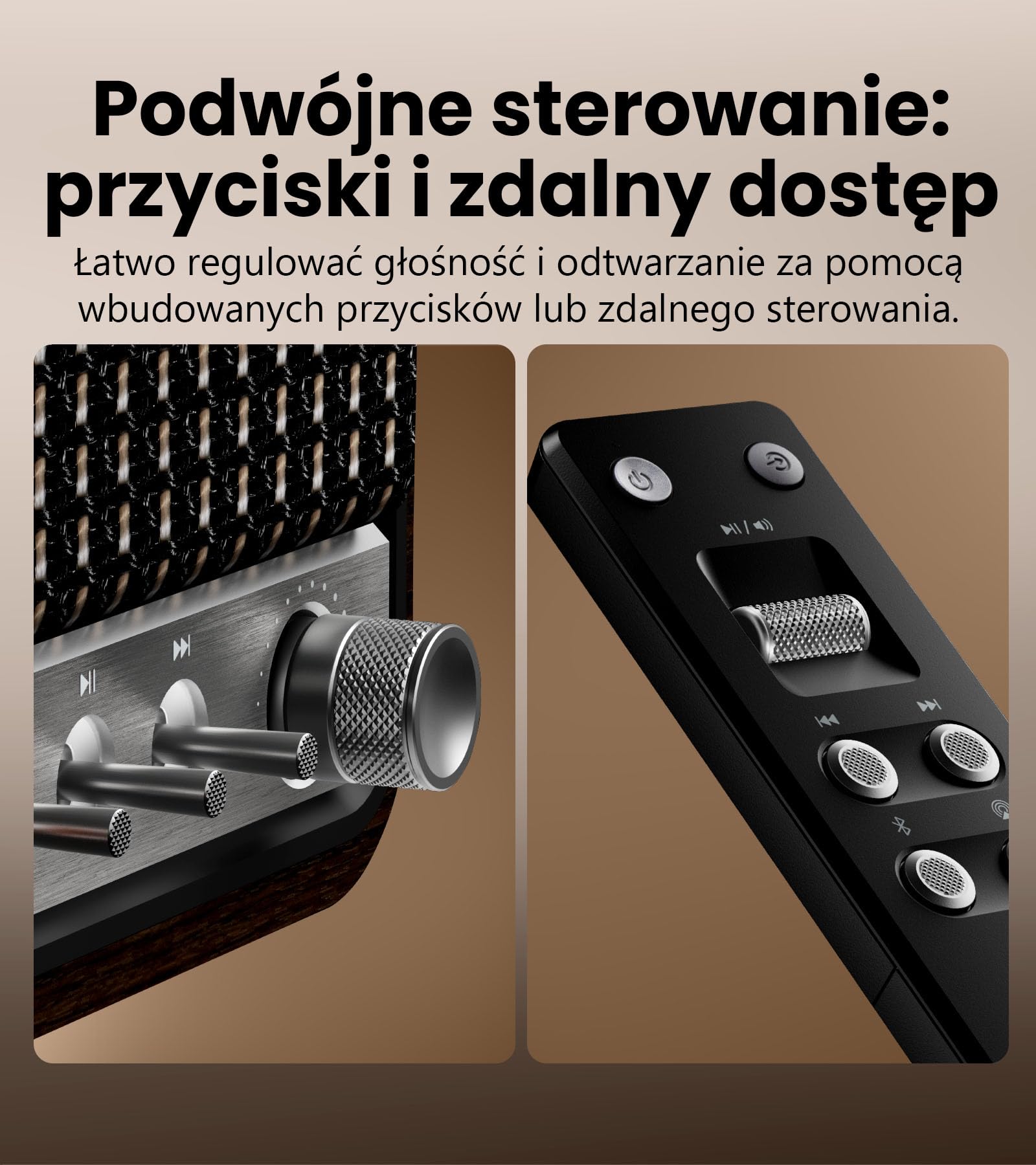 Edifier S300 Retro Głośniki Biurkowe Z Airplay 2 I Mocą 80w, Czarny Orzech | Hi-Res Przewodowy I Bezprzewodowy, Bluetooth 5.4 Wielopunktowe, Wejścia Aux & Usb-c, Pilot, Do Systemów Multiroom