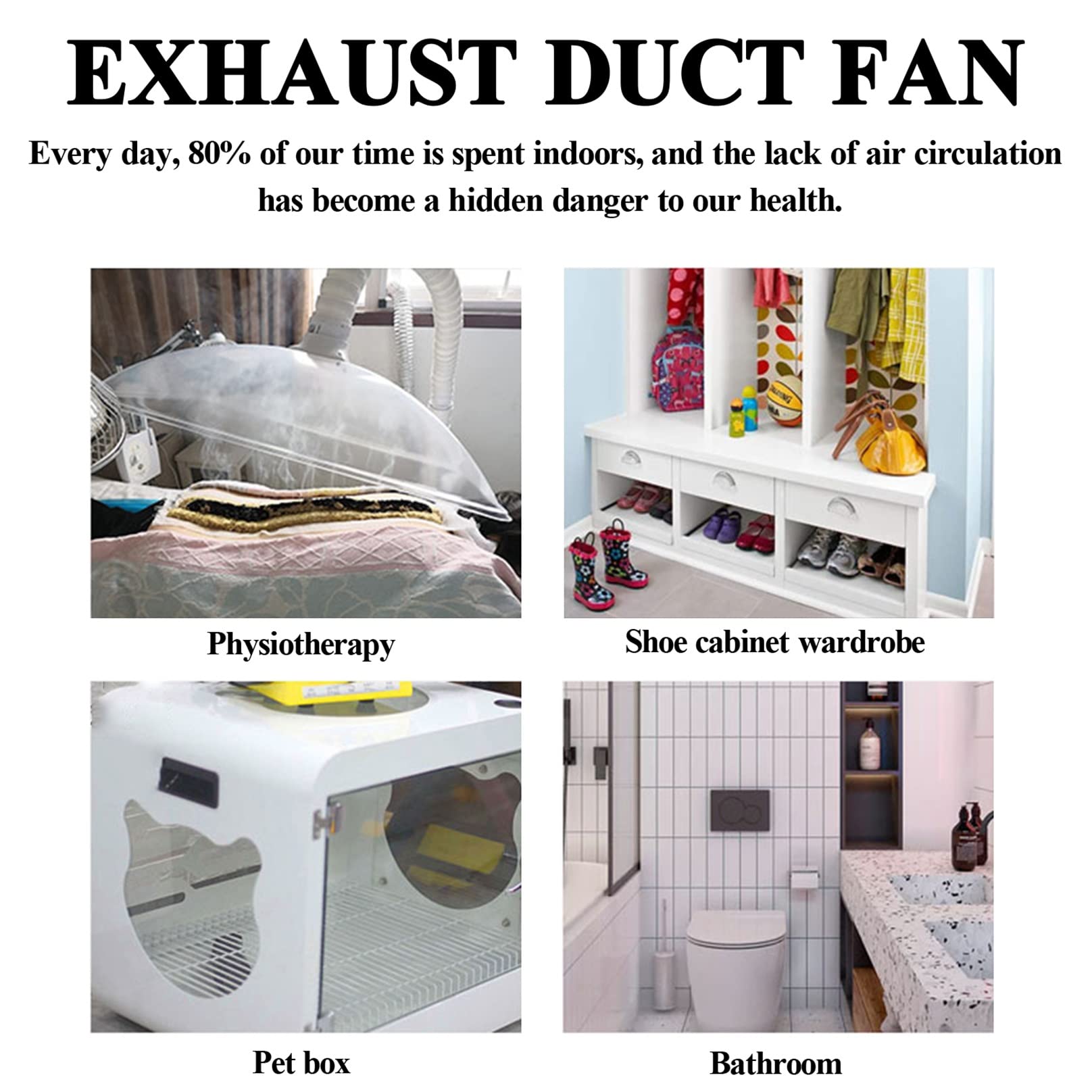 2022 Ventilateur d'extraction axial à flux incliné pour ventilation d'air - Chin