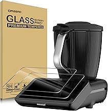 NEWZEROL Pack of 2 Screen Protectors Compatible with Thermomix TM7, Ultra Clear 9H High Resolution, Anti-Scratch Tempered Glass for Vorwerk Thermomix TM7
