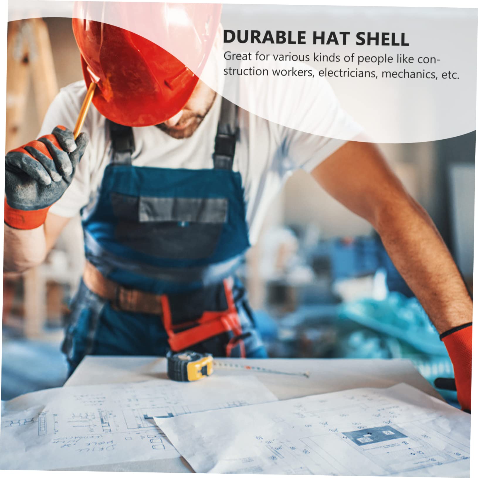 Uonlytech 3piezas Sombrero De Seguridad Anticolisión Transpirable para Trabajadores Casco De Ventilación Protección Alta Uso Construcción y Industria Unisex