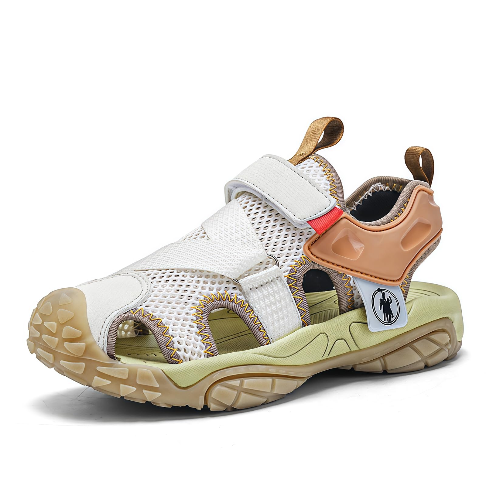 Sandalias Infantiles Unisex Cerradas, Transpirables y Duraderas, Zapatos para Senderismo, Playa y Actividades al Aire Libre 26‑38 UE