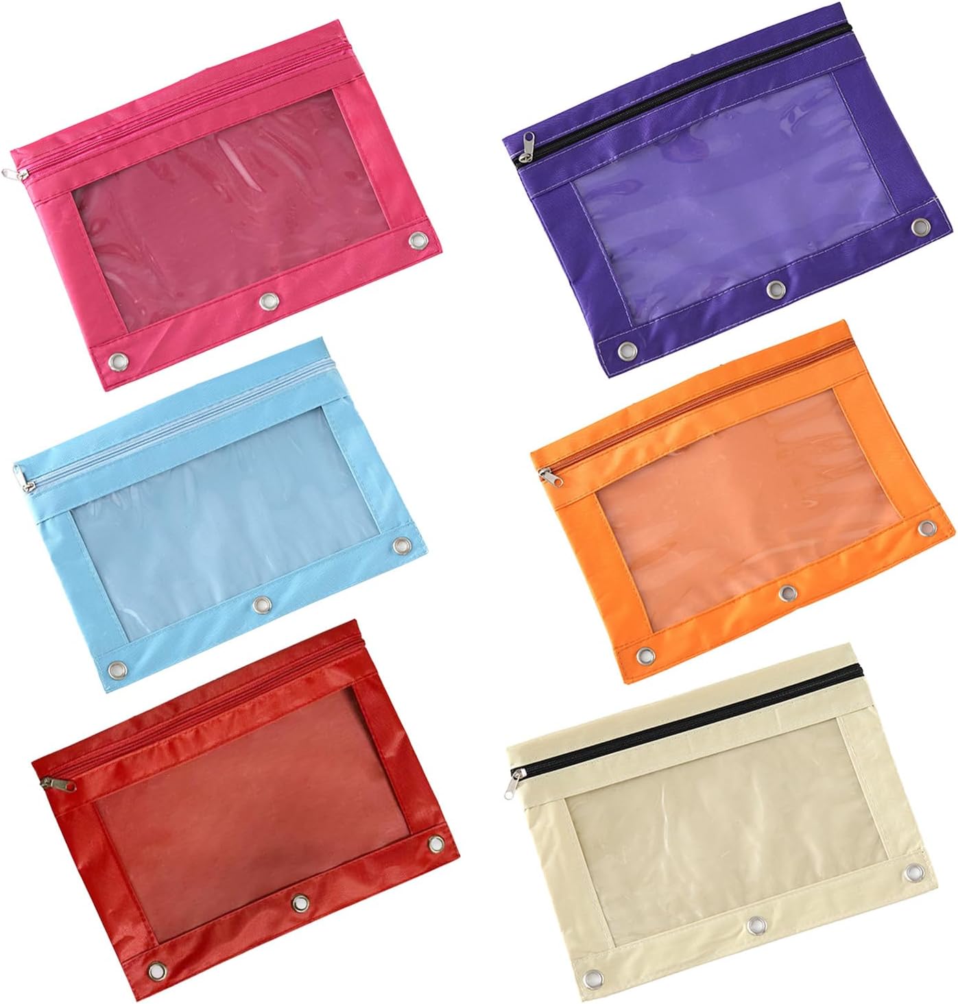 3Holes Binders Bag Binders Clip File Bags Blinder Pouch Folders 3 Holes
