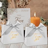 Vista 5 de Paquete de 30 pequeñas bolsas rojas de regalo de agradecimiento, mini bolsas de regalo, bolsas de dulces a granel con lazo rosa para Navidad, baby