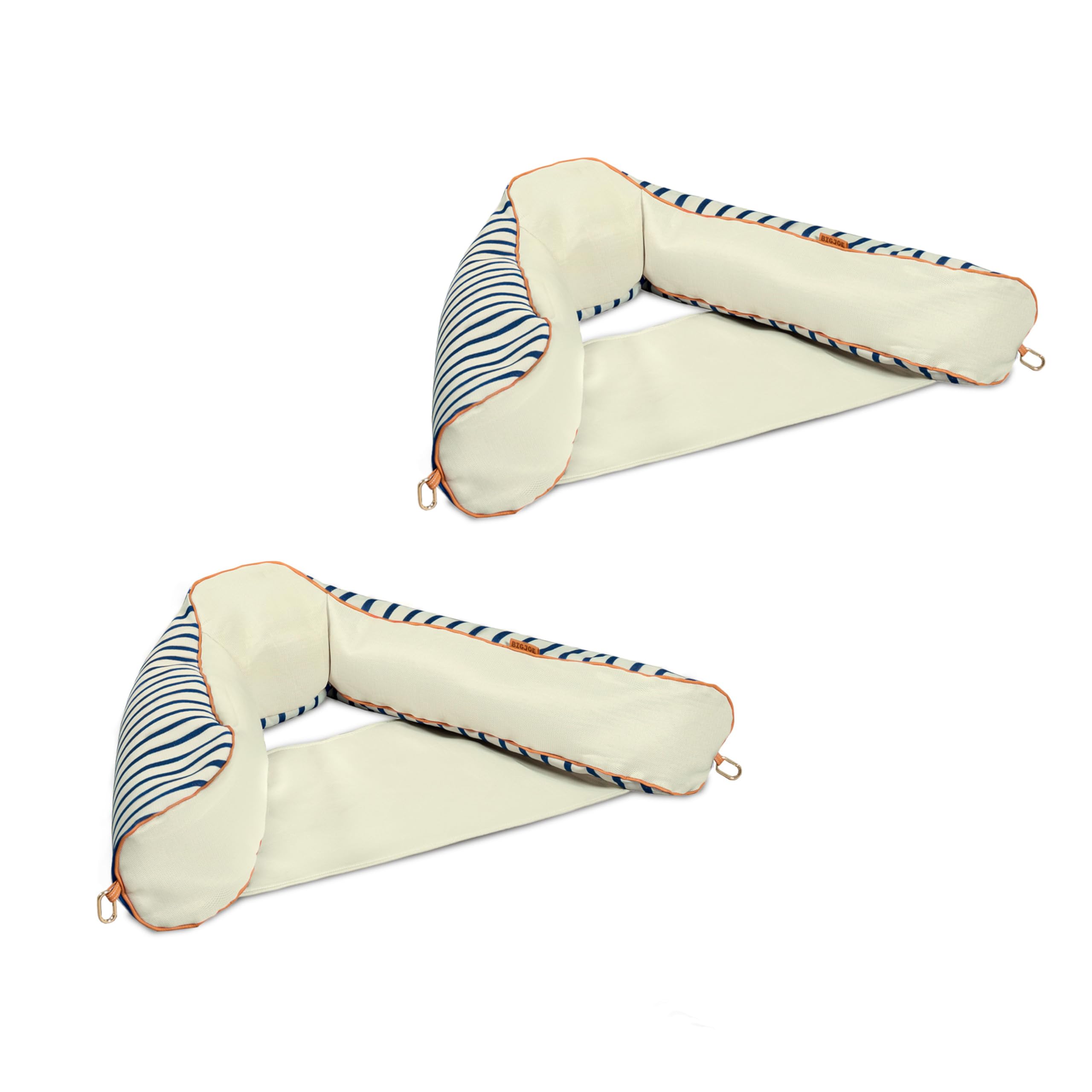 Big Joe Noodle Sling, No Inflation Needed, Pool Float with Armrests, Quick Draining Fabric, Cup Holder