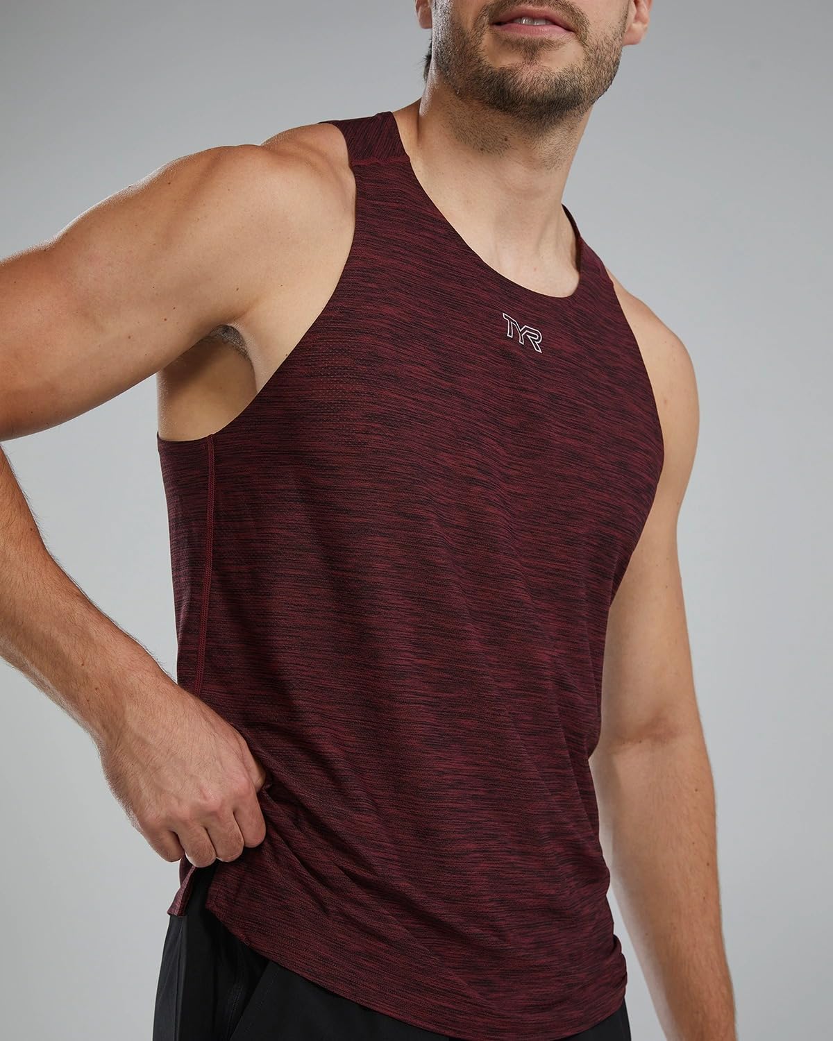 TYR T28002401L Ww 1/4 Zip Ls Shirt Navy L