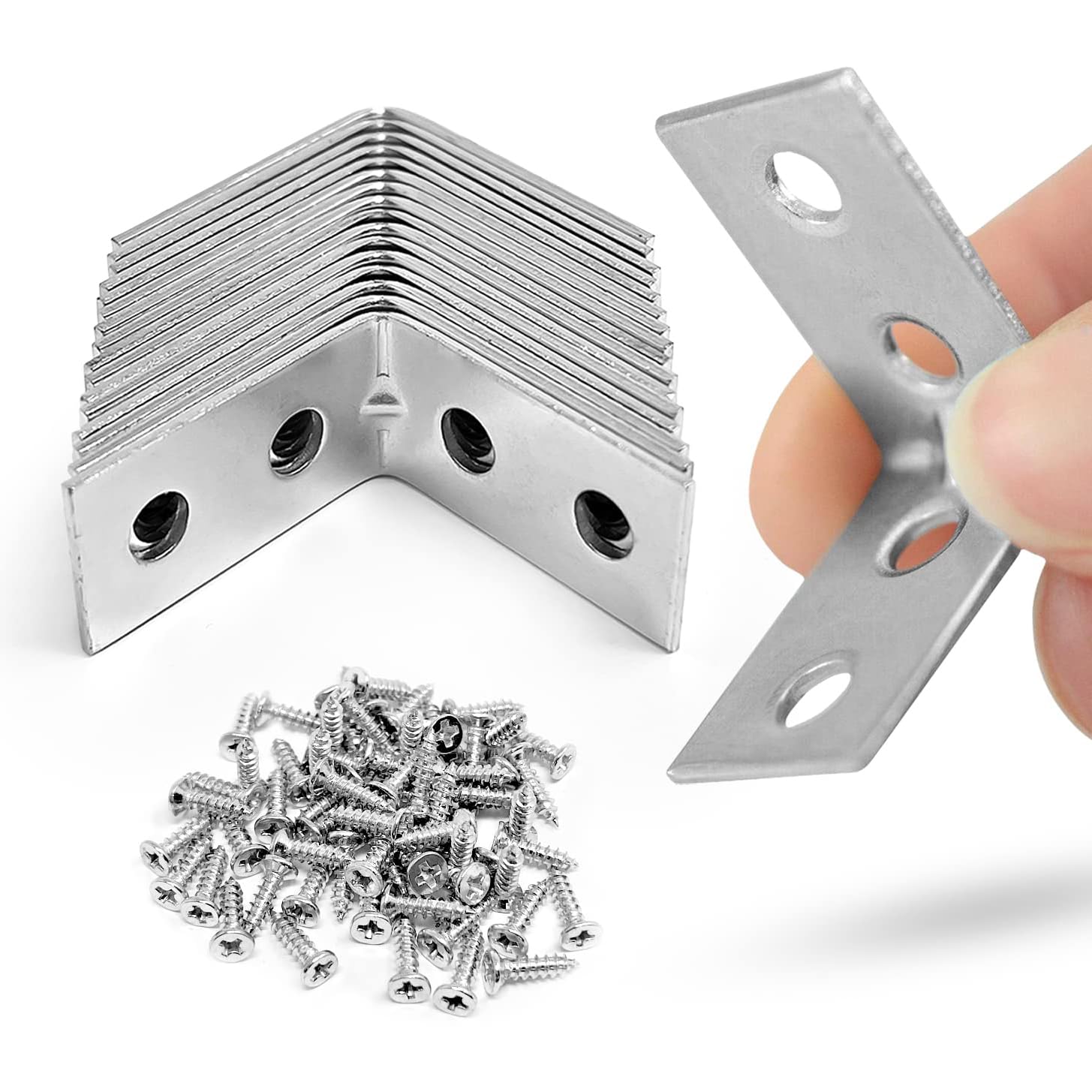 TOP-VIGOR 16Pcs Angle Brackets