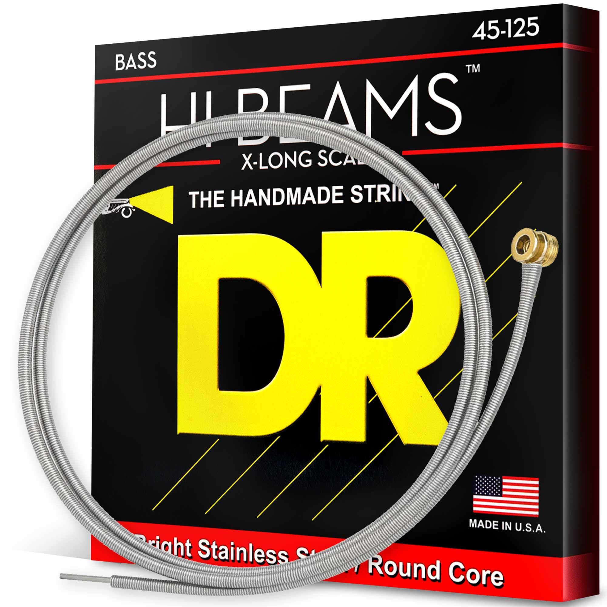 DR Strings Hi-Beam Round Core Bass Medium 5 St XL