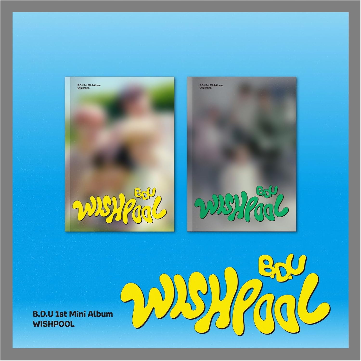 B.D.U Wishpool 1st Mini Album with Tracking Sealed BDU (Set(Flash+Light))