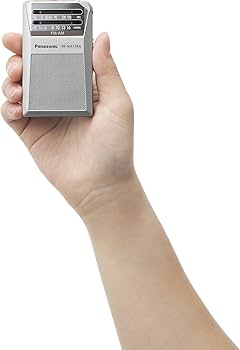 Amazon.co.jp: Panasonic FM/AM 2バンド通勤ラジオ シルバー RF-NA17RA
