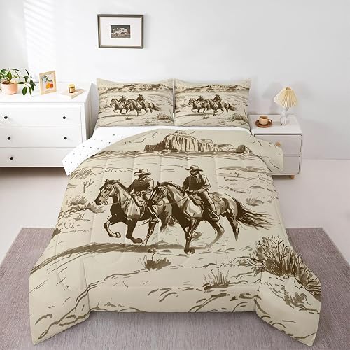 Feelyou Western Decor Kids Comforter Set Full Size for Kids 