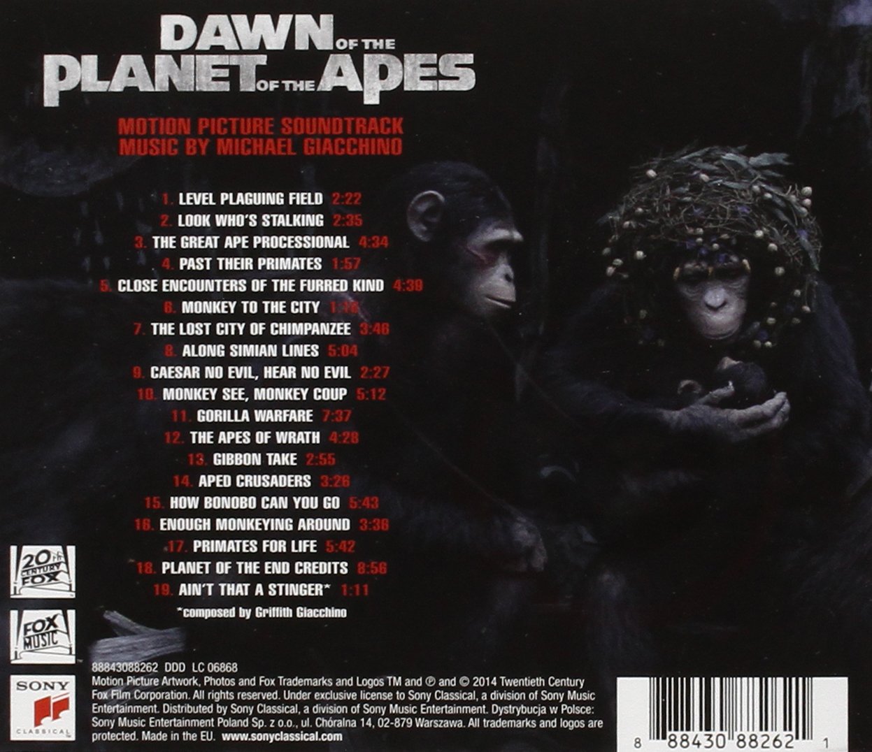 Dawn Of The Planet Of The Apes (Score) / Soundtrack.