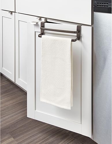 Miniatura 10 de iDesign Axis - Toallero para colocar sobre el gabinete de cocina, 9 pulgadas, bronce