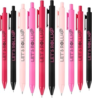 25 Pcs Let's Roll Ballpoint Pens Bulk Game Night Gifts for Guests Women Dice Game Players Casino Themed Christmas Wedding Party Supplies Las Vegas Night Party Favors