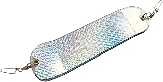 Fishing Spot Reflective Flasher Lure Plate for Saltwater and Freshwater Trolling Fishing - 11"
