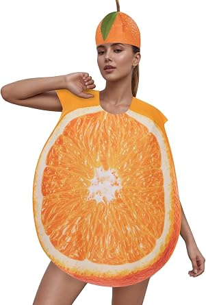 Grape Costume, Sleeveless Vest with Hat Fruit Halloween Cosplay Costume for Women Men
