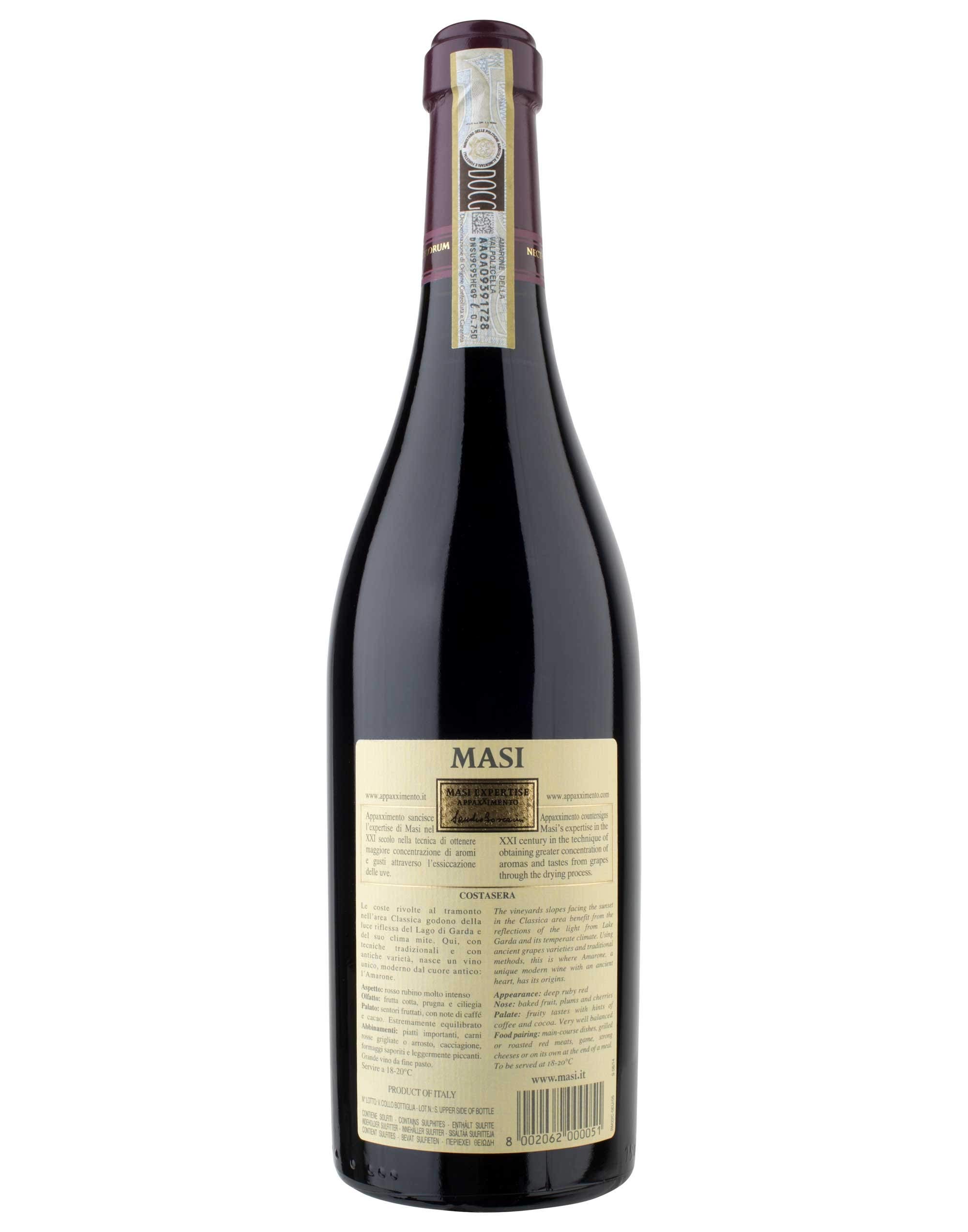 Masi Costasera Amarone Classico Red Wine, 750 ml : Amazon.sg