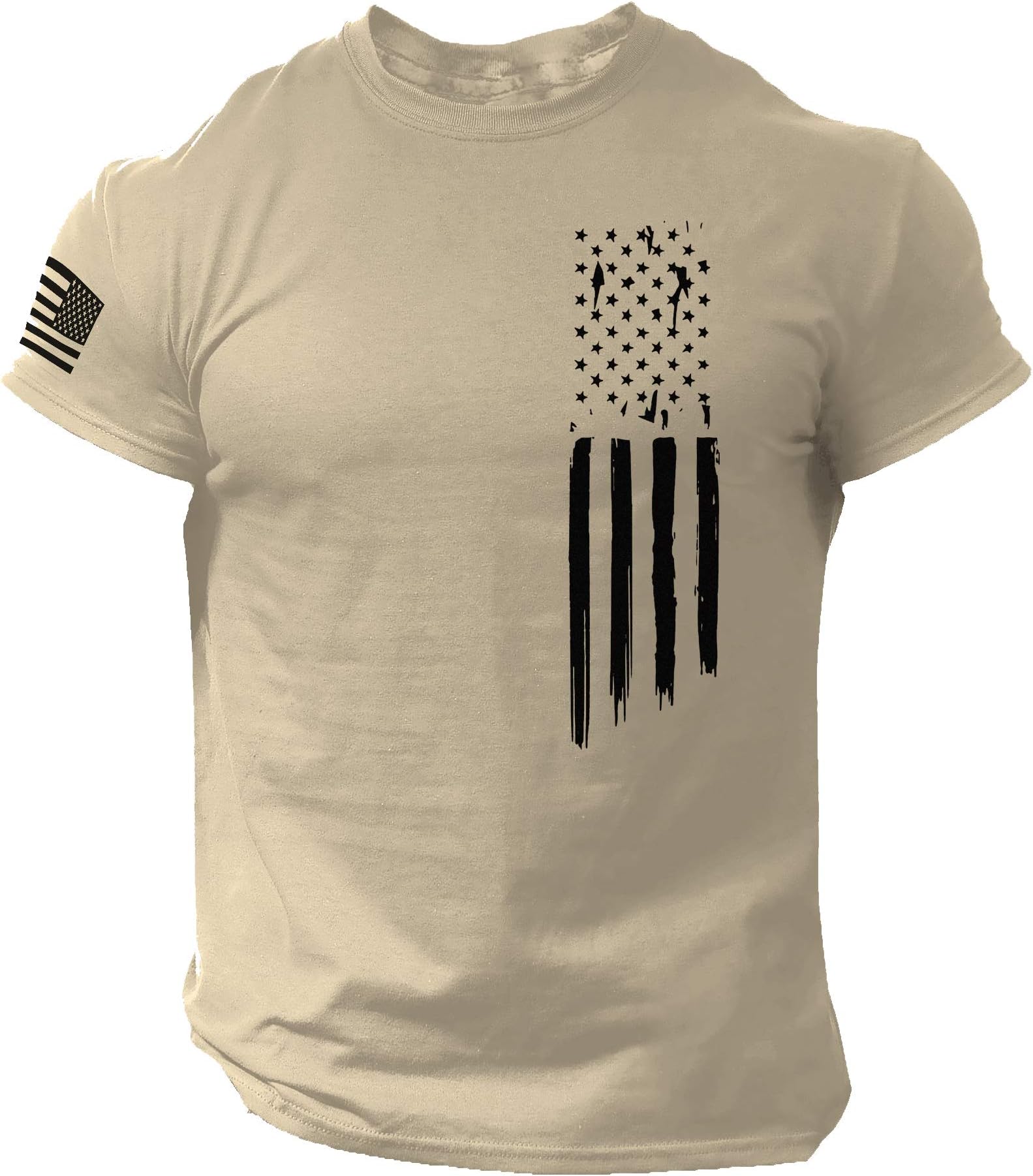 Rogue StyleAmerican Flag USA Patriotic T Shirt for Man - Fashion Tee
