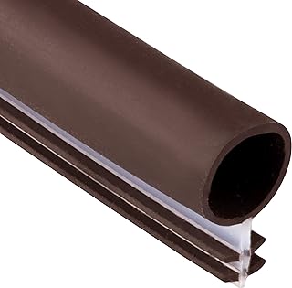 Window Weatherstrip Seal 5/16" Bulb Bubble Kerf Mount 4 Colors & 6 Length Options (100', Brown)