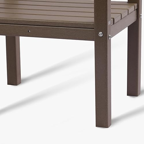 Vista 173 de WestinTrends Dylan Adirondack - Mesa auxiliar redonda para exteriores, color negro