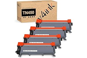 v4ink TN-450 TN-420 Compatible Toner Cartridge Replacement for Brother PT-TN450 PT-TN420 HL-2240D...