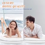 MZOIMZO Hôtel Lit Oreillers Queen Taille 2 Pack pour le sommeil- Qualité supérieure Dosselage alternative rempli pour noir/tomach ou sleeper latéral