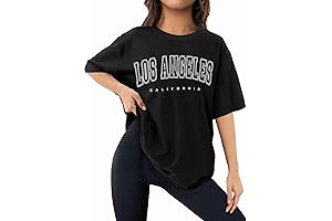 Buauty Oversized Casual Summer Tees for Women