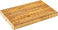 Larch Wood Canada End Grain Cutting Board - Handcrafted Small Standard Line, 17-3/4" x 11" x 1-1/2" for Chefs & Home Cooks