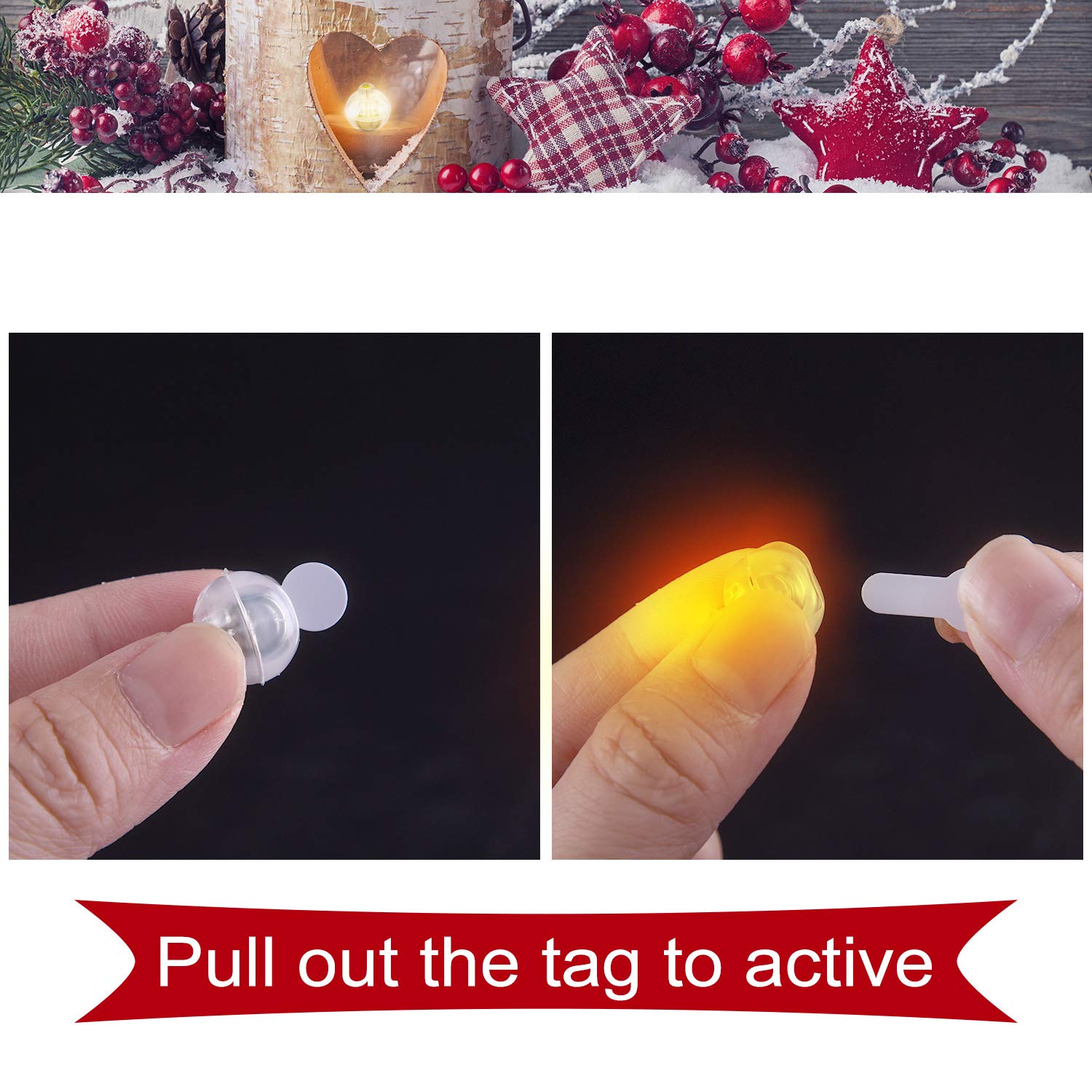 Mini Lichter Party FEPITO 50 Stück Mini LED Ballon Produktbild-Vorschau 13