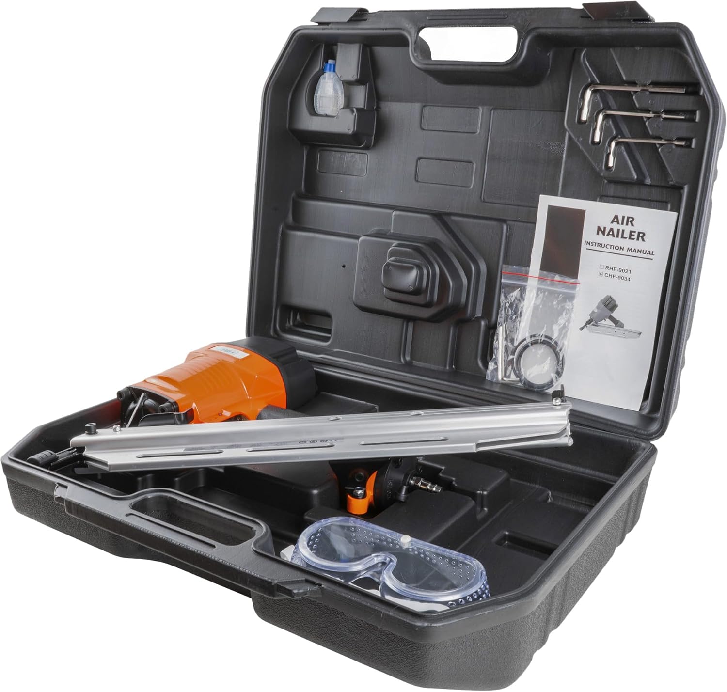 Compressed Air Strip Nailer 34° 50 mm to 90 mm Nailer