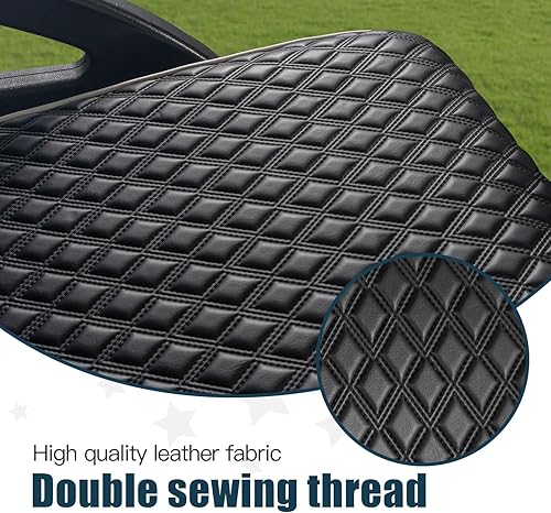 Miniatura 3 de NOKINS Fundas de asiento de carrito de golf para Club Car Precedent OEM Cojín de asiento ordinario, respaldo de cojín de asiento delantero de cuero