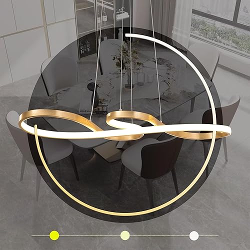 Miniatura 3 de Lámpara LED moderna, lámpara colgante regulable con control remoto, lámpara colgante de montaje empotrado, ajustable, comedor, cocina, isla,