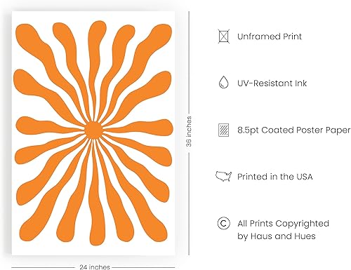 Vista 59 de HAUS AND HUES Evil Eye Decor - Navy Blue Wall Art, Evil Eye Wall Decor, Mykonos Artwork, Evil Eyes Print, Big Eyes Painting Print, Evil Eye Poster