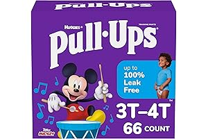 Pull-Ups Boys' Potty Training Pants, Size 3T-4T (32-40 lbs)