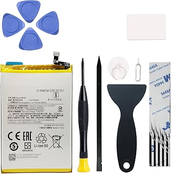New Upgraded BN56 Replacement Battery Compatible with Redmi 9A / Redmi 9C / Poco M2 Pro with Repair Toolkit