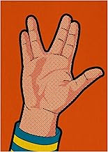 Star Trek affiche bande dessinée affiche Art peinture abstraite visage toile mur Art café maison Bar peinture mur décor-20...