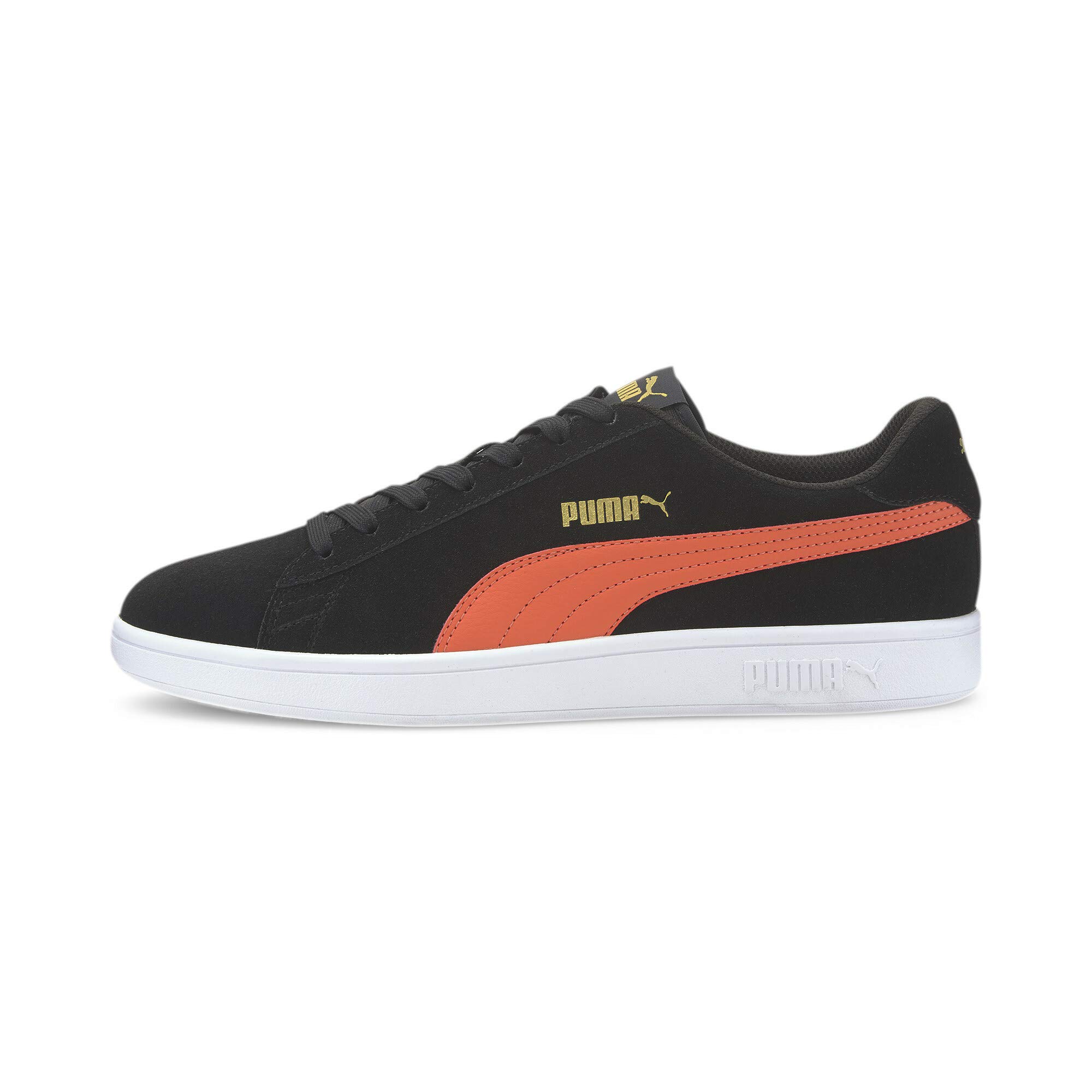 Puma Unisex-Adult Smash v2 Black-Hot Coral-Team Gold-White Sneaker - 3 UK (36498939) (B07SBVWHSQ) Amazon Price History, Amazon Price Tracker