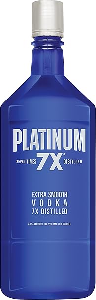 Platinum 7X Vodka, 1.75 L, 80 Proof