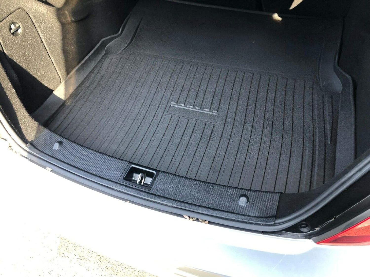 Cargo Liner - Trunk Mat for Mercedes-Benz C-Class 2008-2014 – Weather-Resistant Trunk Mats for Cars with Raised Lip – Non-Slip Car Trunk Mat Rubber – Laser Pre-Cut Design