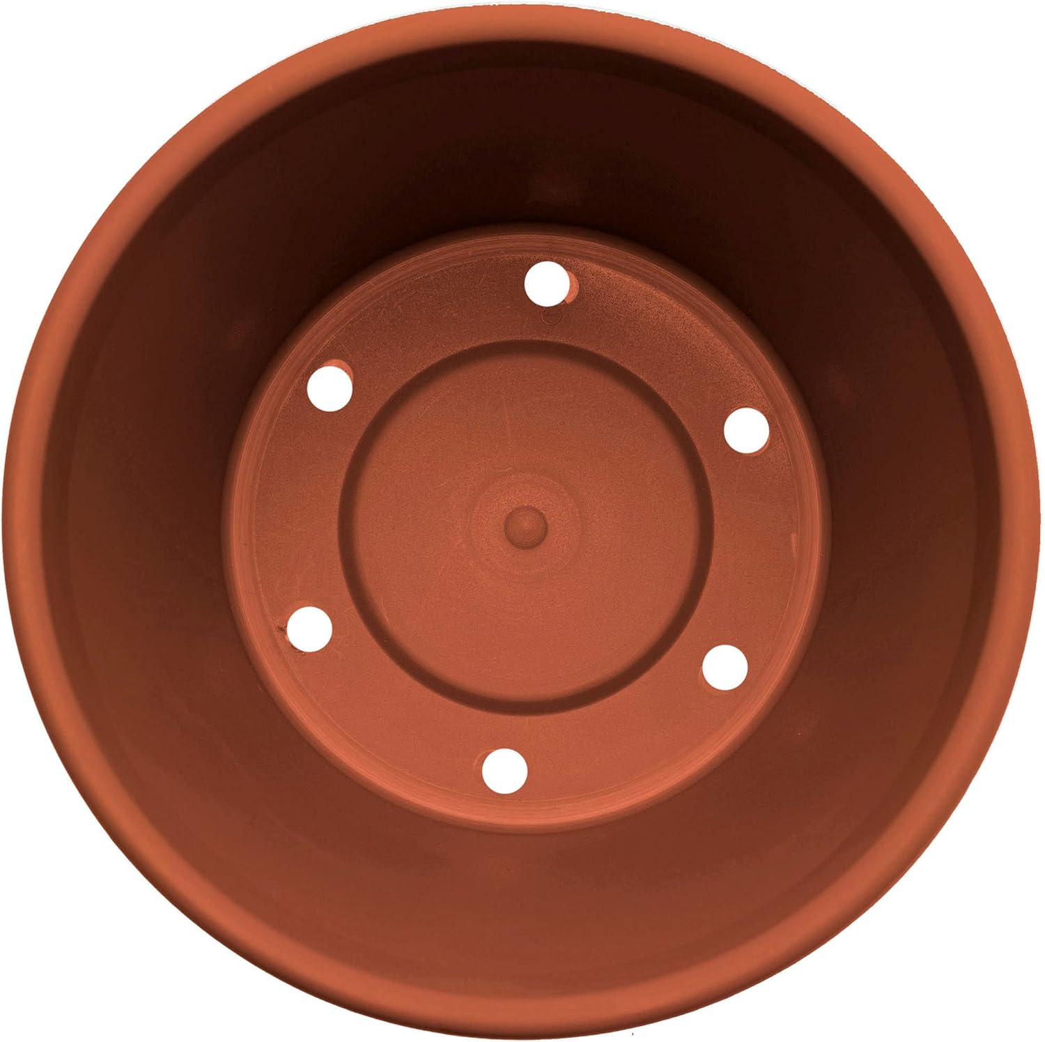 Bloem Terrapot 14.2 in. H x 16 in. Dia. Resin Traditional Terracotta Clay Planter